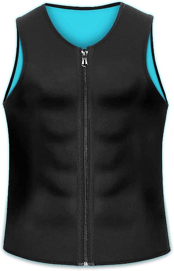 Manson Gynecomastia Compress Zipper Vest, Gynecomastia Compress Tank Top, Compression Tank Top Men