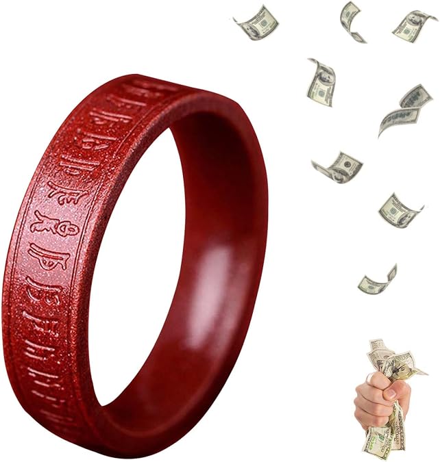 HETICA Feng Shui Cinnabar Ring, Red Inspired Ring