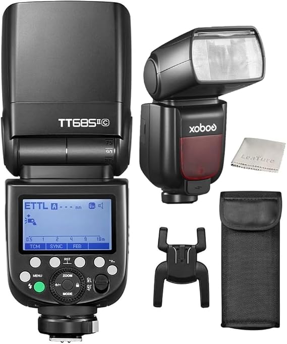 Godox TT685II-C Camera Flash TTL GN60 2.4GHz Wireless, 2.6s Recycle