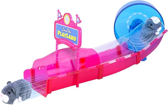 ZhuZhu City Ferris Wheel with Hamster Scoodles Perfect for Boys & Girls! Interactive Hamster & Spinning Wheel 40+ Unique Sounds & Actions Pets Without The Mess