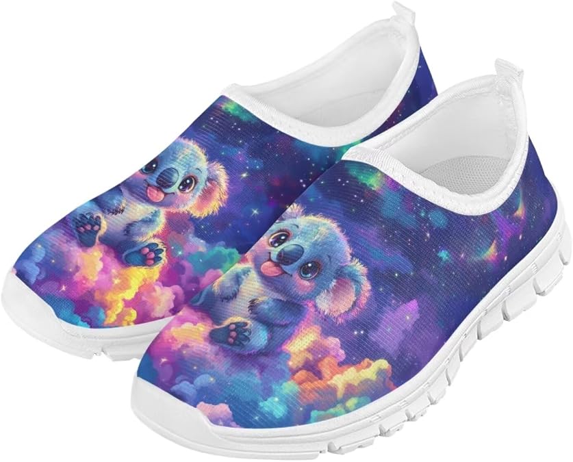 Kids Boys Animal Running Shoes Fashionable Slip On Sneaker Casual Shoe