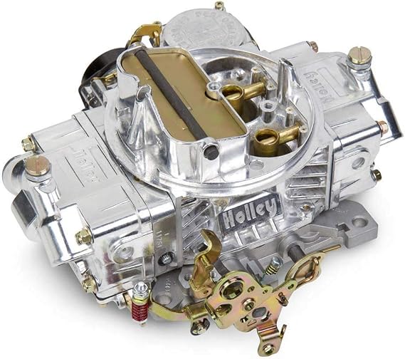 Holley Carburetor, Classic, Model 4160, 4-Barrel, 600 CFM, Square Bore, Electric Choke, Vacuum Secondary, Dual Inlet, Aluminum, Tumble Polished, Each