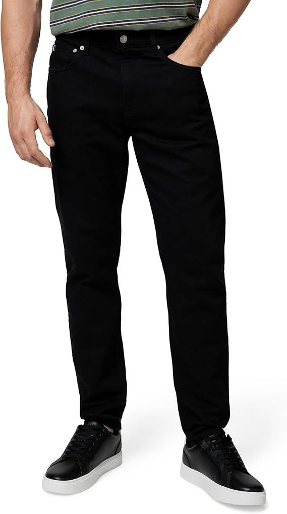 Calvin Klein Jeans Men's Slim Taper J30j323688 Trousers Denim (Denim Black) 32 W / 32 L EU