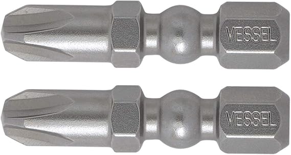 VESSEL Impact Ball Torsion Bits PH3X30 2PC (Carded)