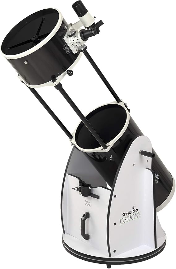 Sky Watcher Sky-Watcher Flextube 300 Dobsonian 12-inch Collapsible Large Aperture Telescope Portable, Easy to Use, Perfect for Beginners, White/Black (S11740)