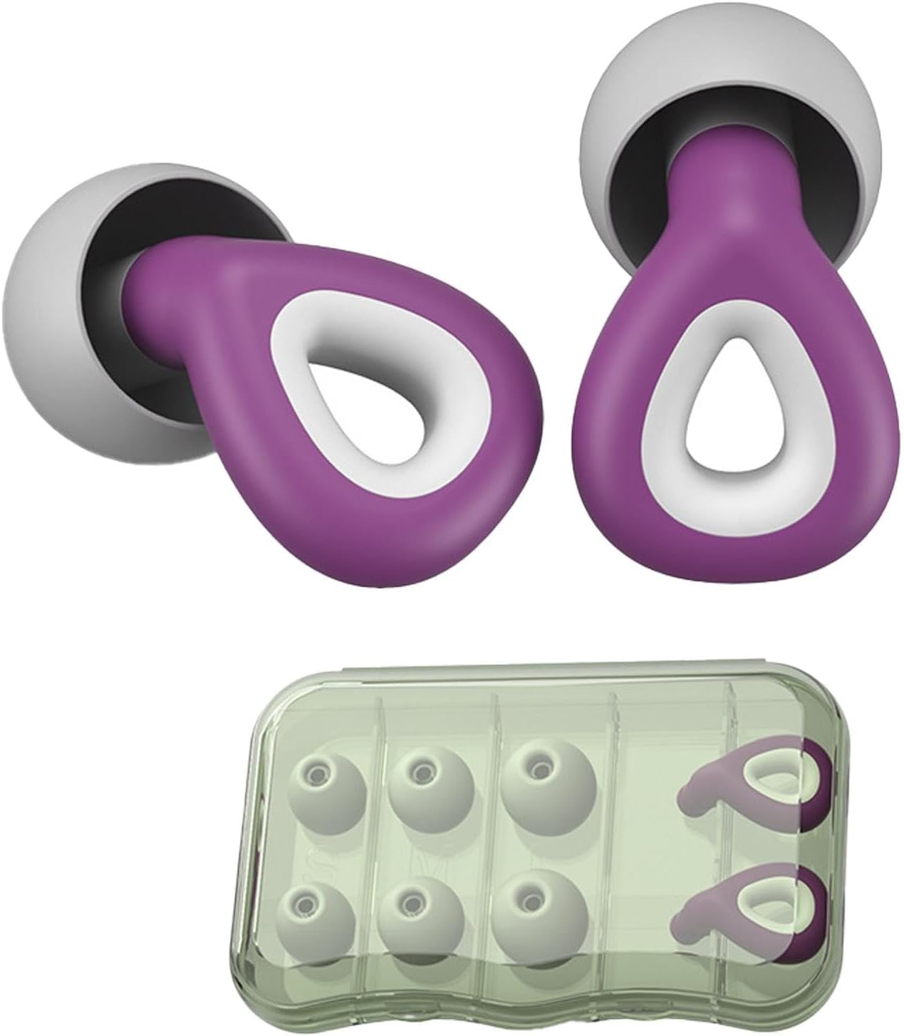 All Prime Clearance Items Ear Plugs for Sleep – Super Soft, Reusable Hearing Protection in Flexible Silicone for Noise Reduction & Flights, Concerts & Festivals, Live Events, Musicians, Sports