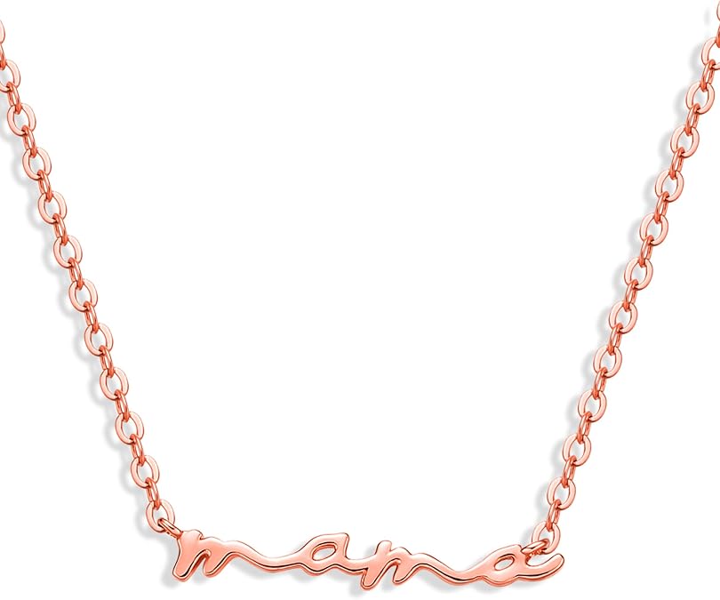 Moodear Mama Necklace for Women, Dainty Mama Pendant, Mom Gift Jewelry | Dainty Trendy Mama Pendant Necklace with Hypoallergenic, A Meaningful Everyday Jewelry Gift for Mom, Birthday & Mother's Day