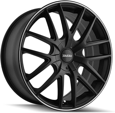 TR60 20x8.5, Bolt Pattern: 5x112120, Offset: 40, MATTE BLACKMACHINED RING, set of 1
