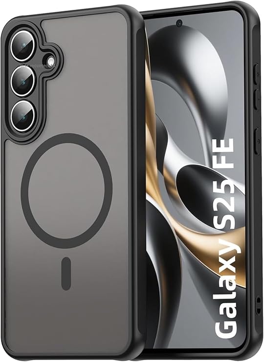 CONSTRAIN - Soft Matte Cover with Precision Keys with Charging Support, compatible with Case Camera Protruding Magsafe, compatible with Samsung Galaxy S25 FE