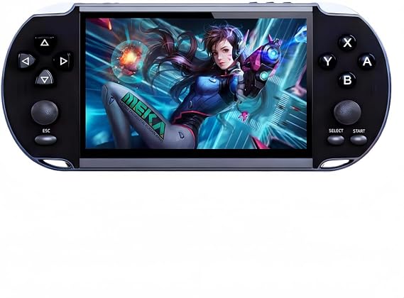 HLF Multi-Function 5.1 Inch Video Game Console Built-in 4000 Retro Games Portable Handheld Support Arcade MAME Multiple Emulator Games Archiveable MP3/4 E-Book Men/Kids