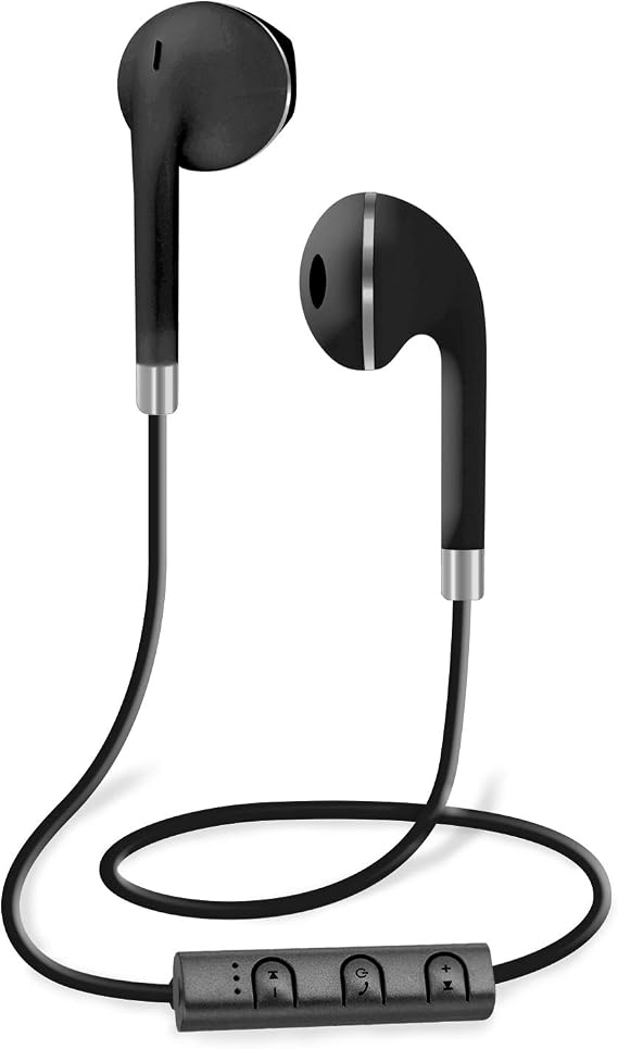 SENTRY Industries Inc. BT876 Bluetooth Stereo Earbuds with Microphone Black