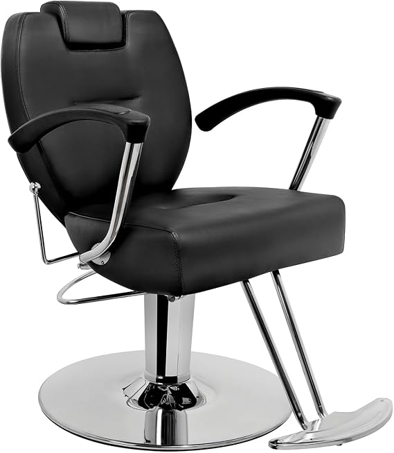 Berkeley Beauty Salon Styling Chair Herman Black All Purpose Salon Furniture and Barber Chairs