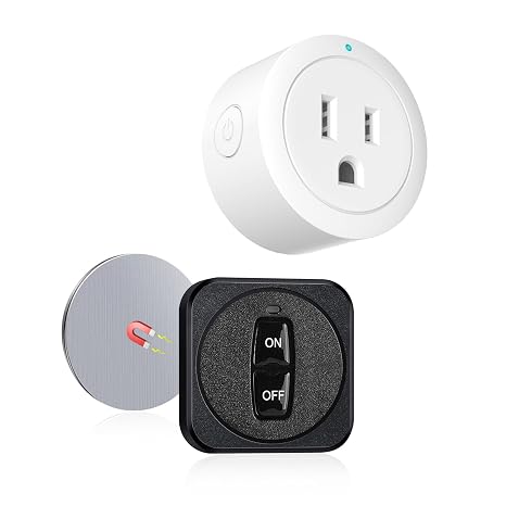 220v Remote Outlet Switch Wireless,Ac 120v Remote Control Outlet Plug Wireless on Off Power Switch,240v Wireless Wall Switch Remote Control Outlet Switch Kit for Light