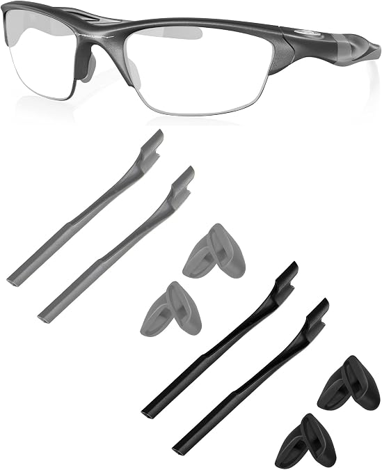 Replacement Earsocks & Nosepieces Rubber Kits for Oakley Half Jacket 2.0 OO9144 / Half Jacket 2.0 XL Sunglass