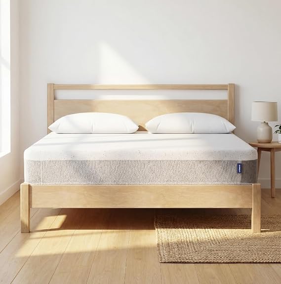 LIFEMENT, Essential 12 Inch Copper Infused Cooling Gel Memory Foam Mattress, Medium Firm, Fiberglass Free, Pressure Relief, Safe & Certified Foams & Cover (Gray, Queen (U.S. Standard), 12, Inches) | Medium Firm Memory Foam Mattress in a Box, Charcoal Cooling Gel, Pressure Relief, Fiberglass Free, CertiPUR-US Certified