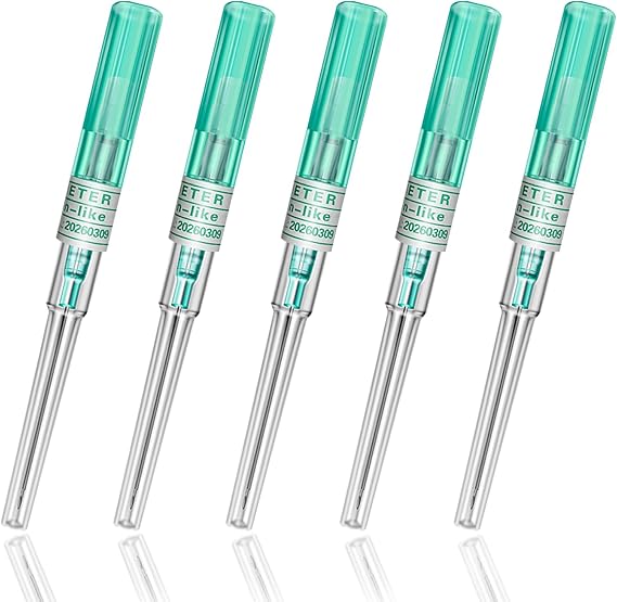 5Pcs 18G Piercing Needles, 316L Stainless Steel Piercing Accessories
