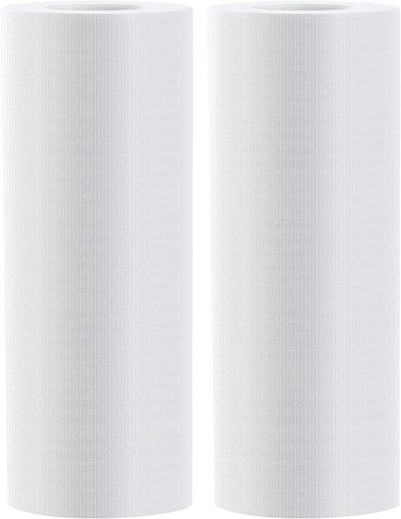 (2 Pack / 12 in x 50 yd Roll) Water Soluble Stabilizer for Embroidery Topping Film, Seneme 35um Clear Embroidery Stabilizers - Wash Away Embroidery Stabilizer for Machine Embroidery Stabilizer