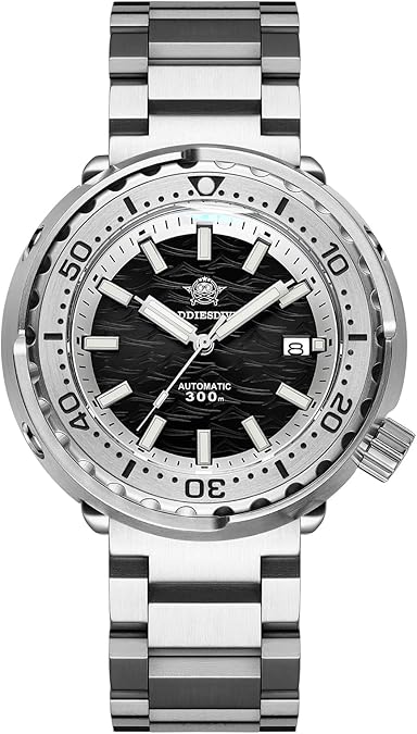 ADDIESDIVE Dive Watches for Men 44.5 MM Automatic Watch Waterproof 300 M