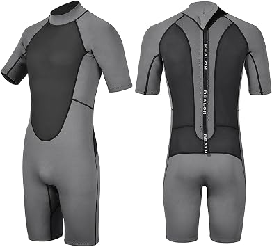 Men Women Wetsuit 3mm Smoothskin Triathlon Neoprene Full Wet Suits Back Zipper Cold Water Keep Warm for Surfing Snorkeling Diving Scuba