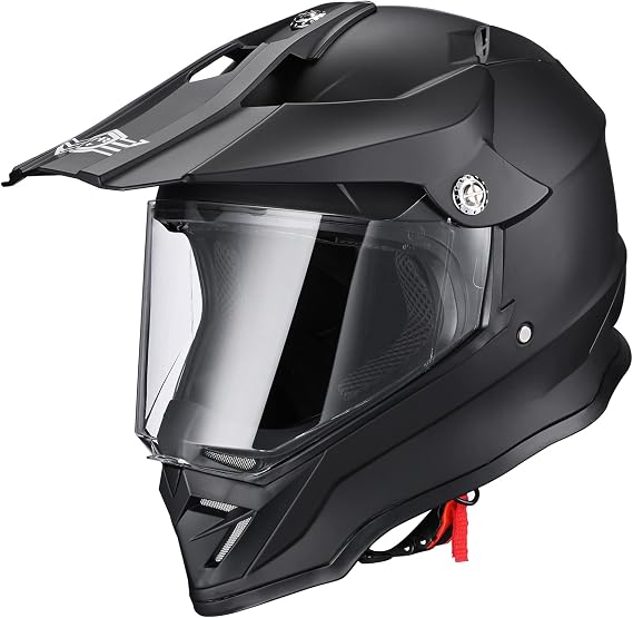 AHR Full Face Dual Sport Motorcycle Helmet Dirt Bike Off Road ATV Motocross Lightweight Helmet DOT Approved