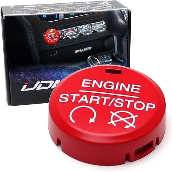 iJDMTOY Engine Push Start Replacement for Ford 2015-2023 Gen6 Mustang