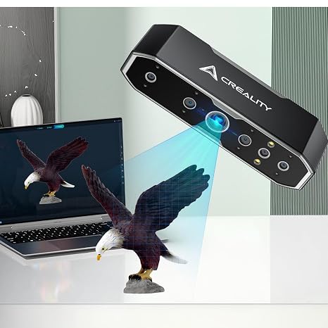Creality 3D Scanner Otter with 0.02 mm Accuracy, 20 fps Speed for Windows Mac