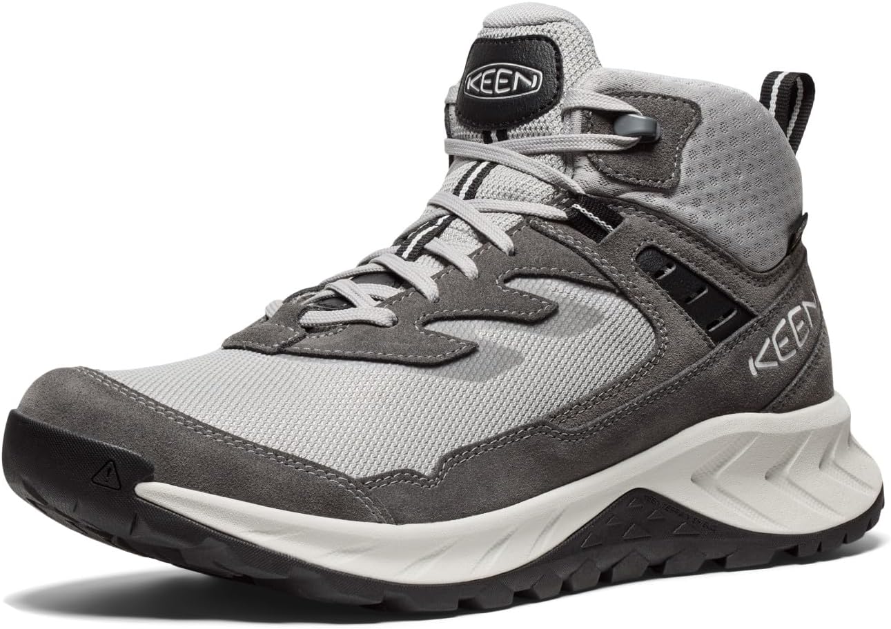 KEEN Mens Hightrail Mid Height Durable Lightweight Breathable Leather Waterproof Hiking Boots
