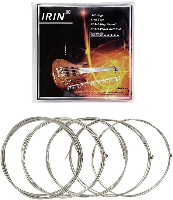 Nickel Alloy Electric Bass String Instrument Bass 1.14mm-3.29mm 5 String Electric Bass String Set Repair Bass Parts