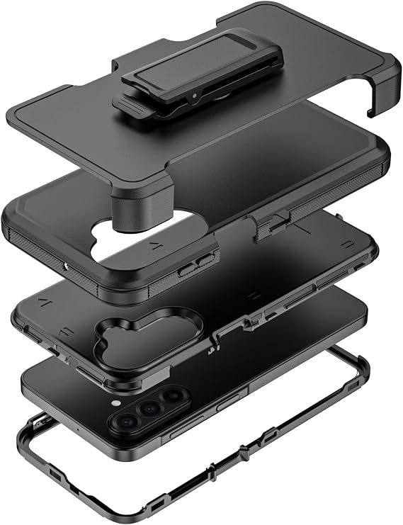Rugged Phone Case for Samsung Galaxy A18/A17 Black