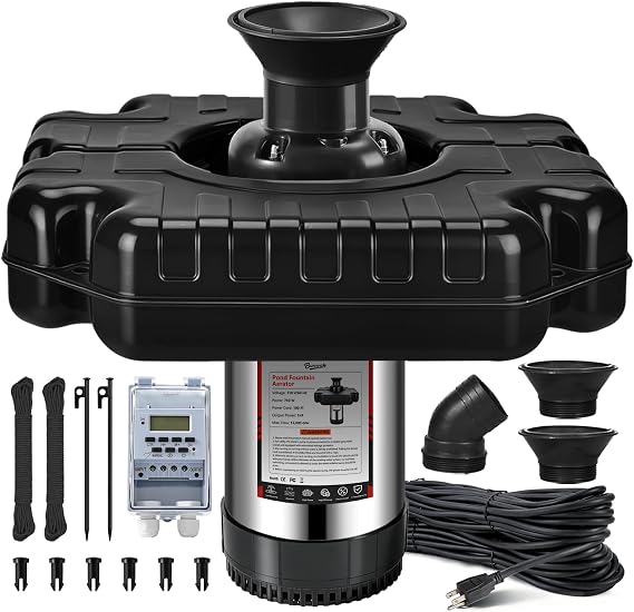 Pond Fountain Aerator,1HP 110V 750W Fountain Pump