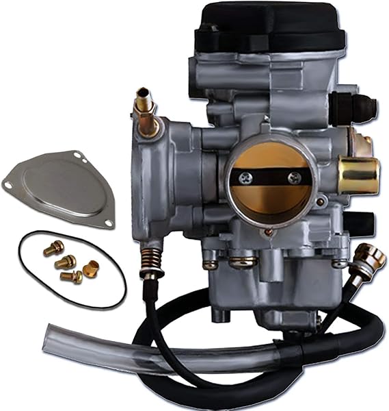 Replacement Carburetor for Yamaha Compatible with Grizzly 350 450 4x4, Big Bear 250 400, Kodiak 400 450, Bruin 350, Wolverine 450 YFM Models 20002012 Mikuni Style ATV Carburetor