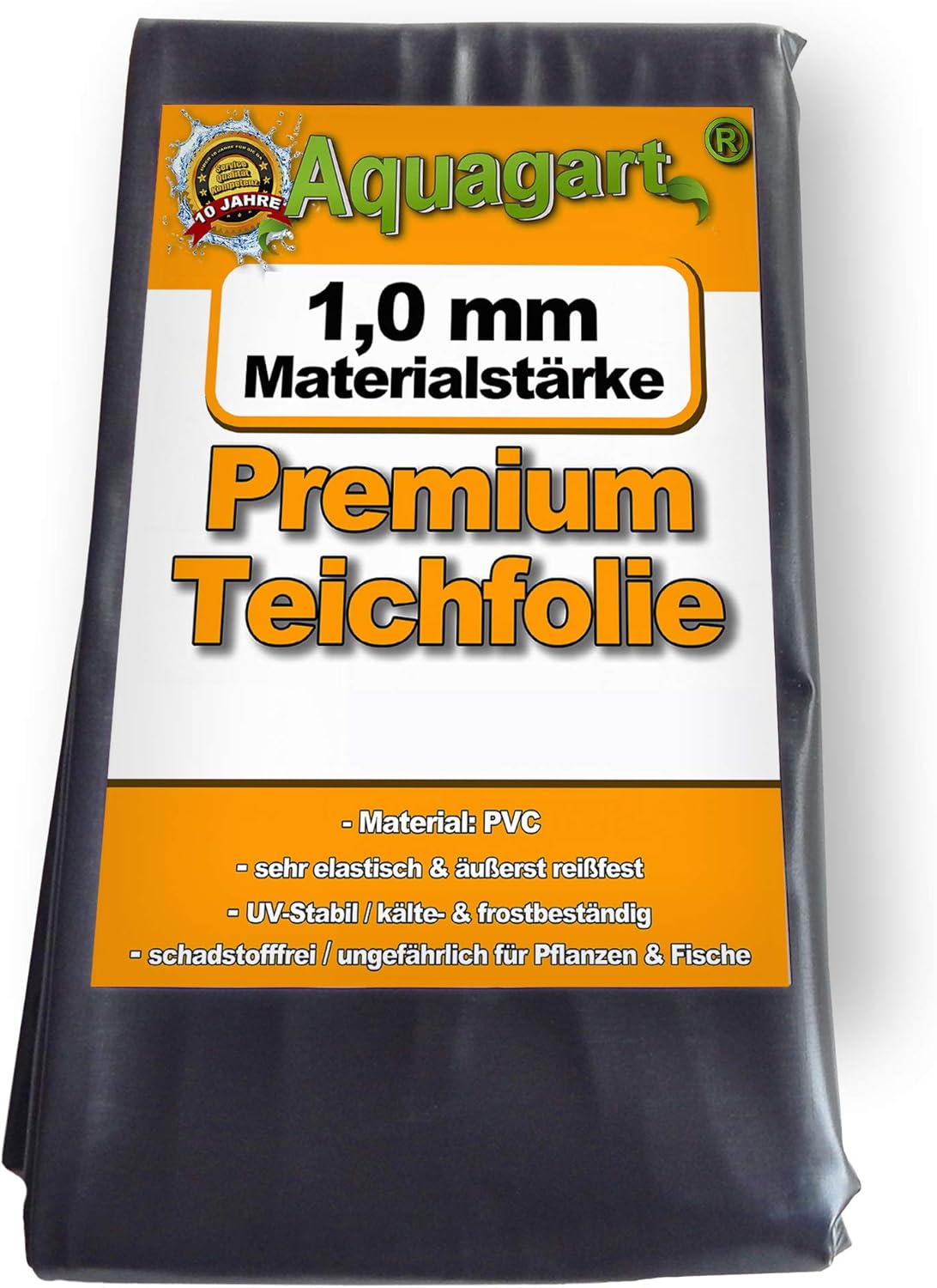 Pond Liner Pond Liner 1.0 mm Black Foil for the Garden Pond Pond Construction Assorted Dimensions...
