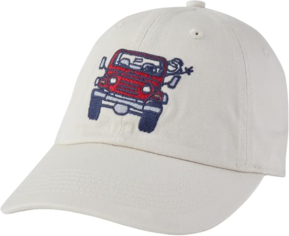 Life is Good Adult Chill Baseball Cap, Low-Profile Adjustable Snap Back, Embroidered Hat for Men and Women