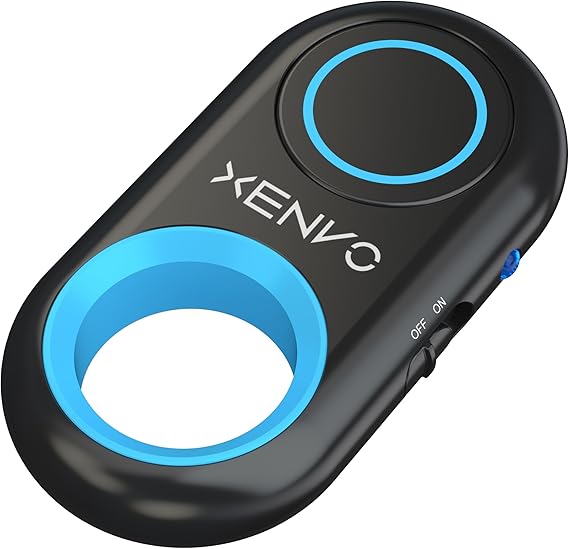 Xenvo Shutterbug - Camera Shutter Remote Control - Bluetooth Wireless Selfie Button Clicker - Compatible with iPhone, iPad, Android, Samsung, and Google Pixel Cell Phones, Smartphones and Tablets