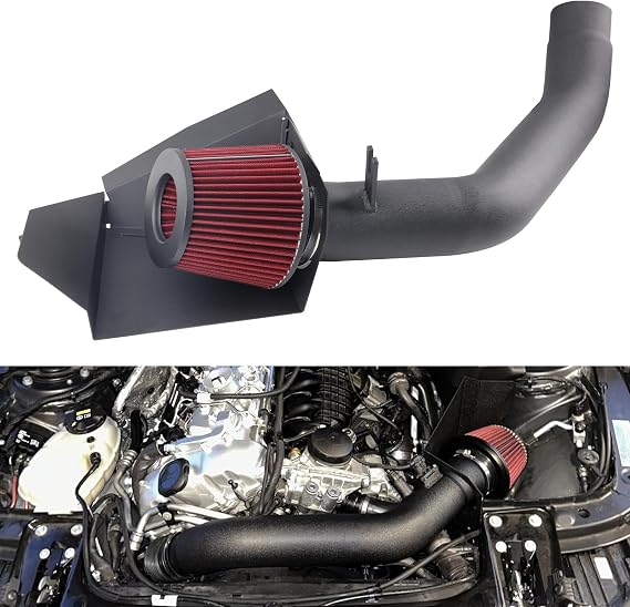 Cold Air Intake Kit for BMW F30 335i/F32 435i/F22 M235i N55 3.0T | Compatible with F87 M2, High-Flow Intake System, Improved Airflow & Power, More Aggressive Induction Sound