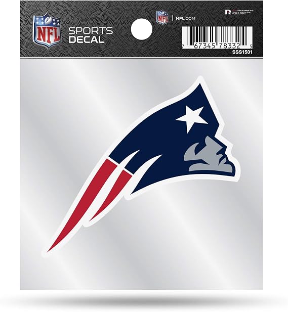 Rico Industries NFL unisex-adult NFL Primary Logo 4x4 Decal