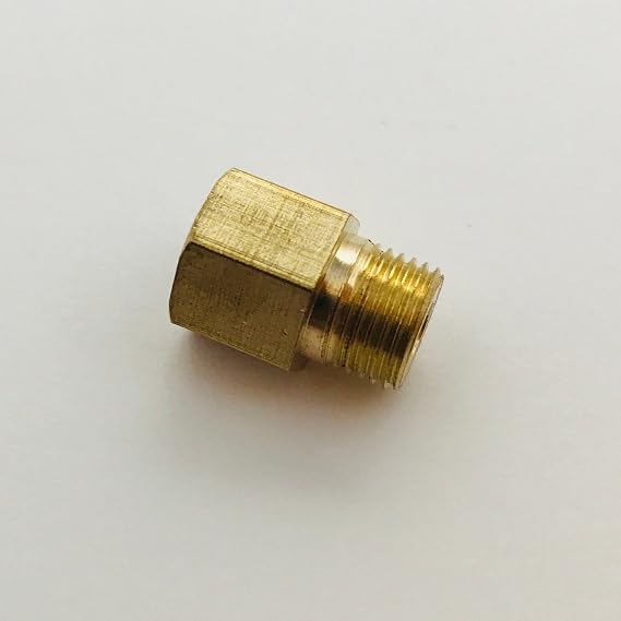 Pipe Male 1/8 NPT to Metric M10X1.0 M10X1 M10 Female Fitting Adaptor