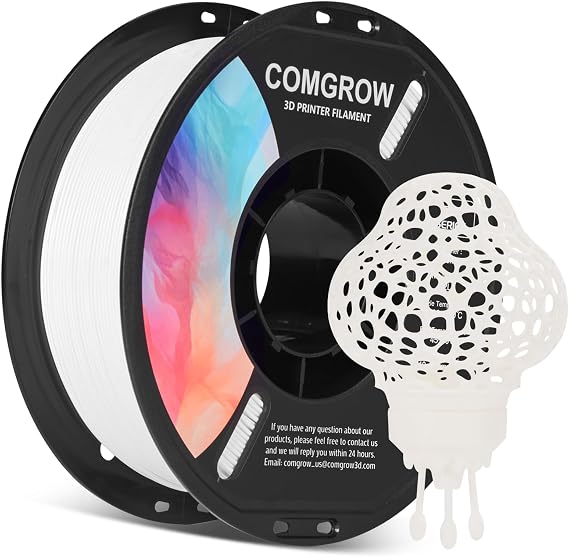 Comgrow PLA 3D Printer Filament, 3D Printer PLA Filament 1.75mm