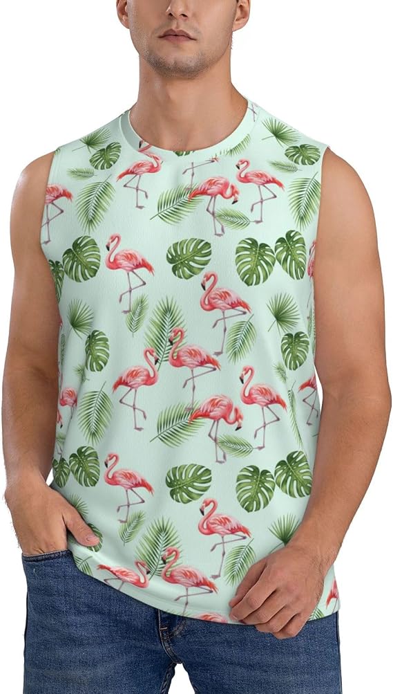 Men's Athletic Tank Tops, Sweatproof Quick-Dry Shirts for Crossfit & Training