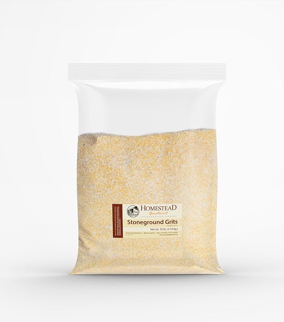 Stone-Ground Corn Grits (Yellow Corn)