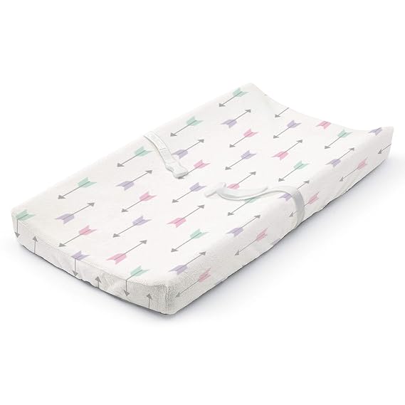 Summer Infant Ultra Plush Changing Pad Cover, Girly Arrows