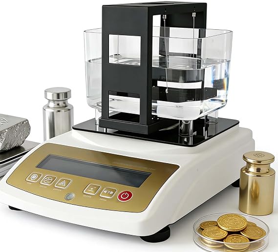 Gold Purity Tester Machine, Gold K Value Tester, Silver Testing Kit, Silver Density Meter, Precious Metals Testing Machine Precious Metal Analyzer, Golds Purity Test Machines(NoPrinter,XF1203K)