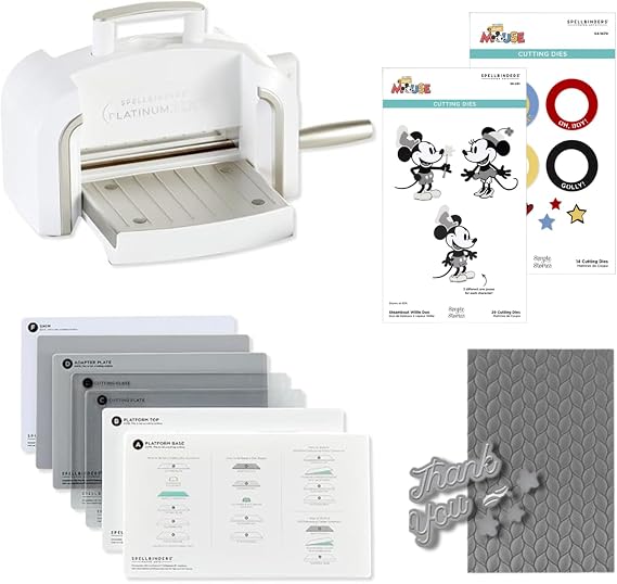 Spellbinders Platinum 6 Die Cutting Machine and Classic Mouse Bundle