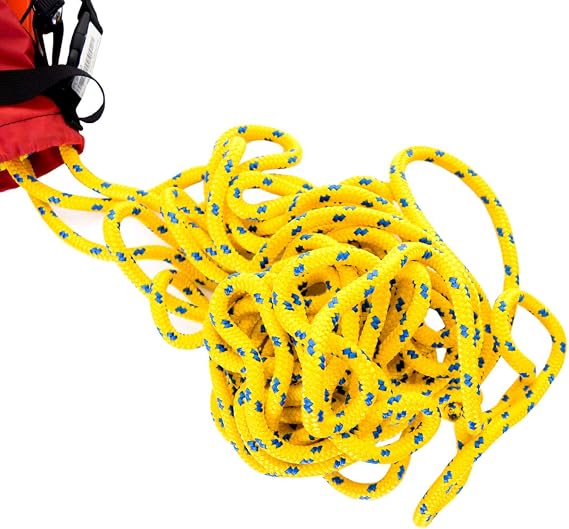 Safety Throw Rope 75 Feet - Throw Bags for Water Rescue - Rope Rescue Gear Bag - Rescue Throw Bag with Rope - Throw Rope Rescue - Kayak Throw Bag - Rescue Rope Bag