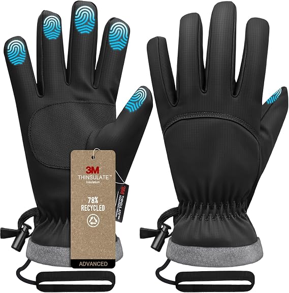 Winter Gloves,Ski Gloves Waterproof & Warm Cold Weather Gloves for Parent - Cycling, Driving, Running