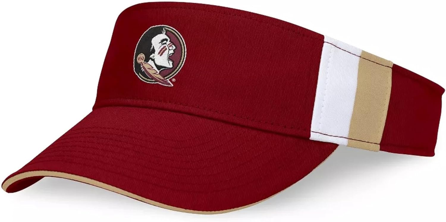 Officially Licensed Florida State Classic Visor Hat Adjustable Embroidered Team Logo Limited Edition Cap