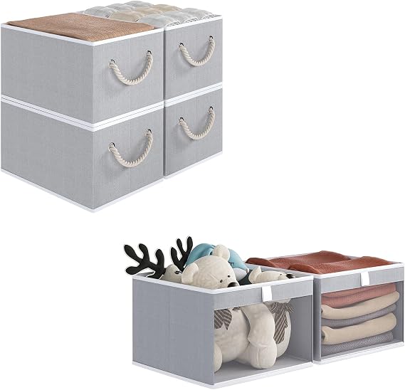 Storage Basket with Closet Storage Bins