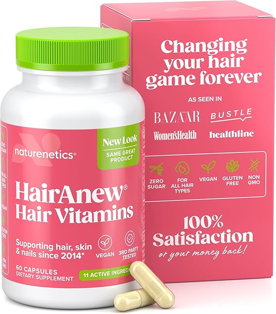 Hair Growth Vitamins for Women & Men - 5000mcg Biotin, 11 Ingredients