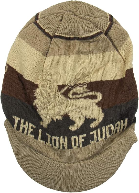 NY Rasta Lion of Judah Knit Beanie Visor
