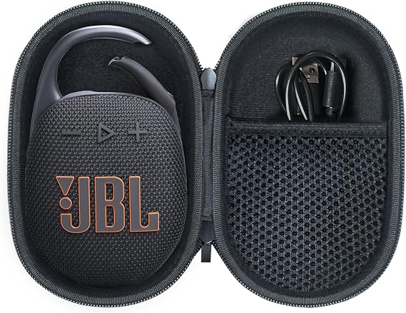 JBL Clip5 Travel Portable Bluetooth Speaker Case - Black